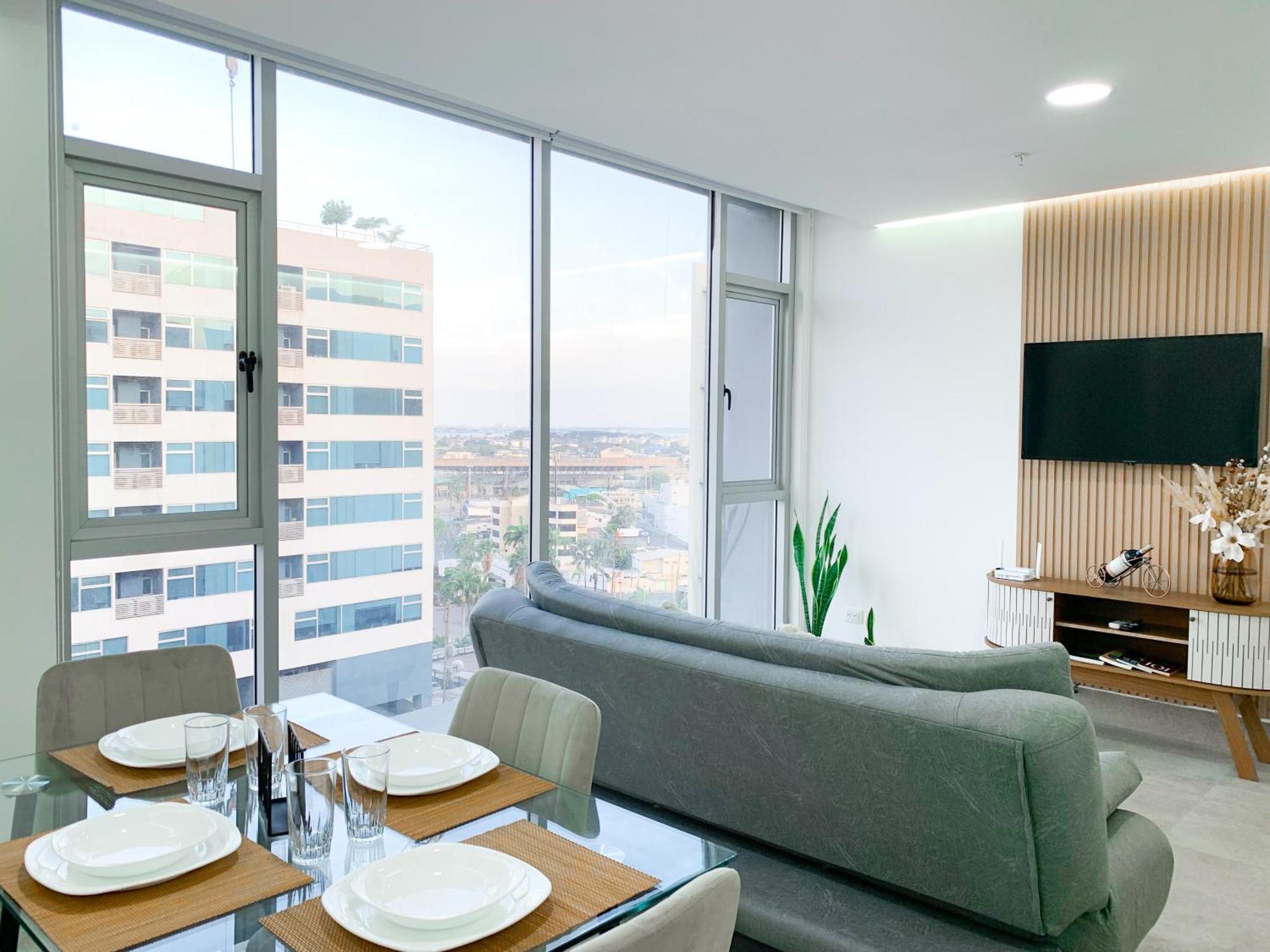 Апартаменты Lujoso Depa Con Vista A Todo Guayaquil! Экстерьер фото