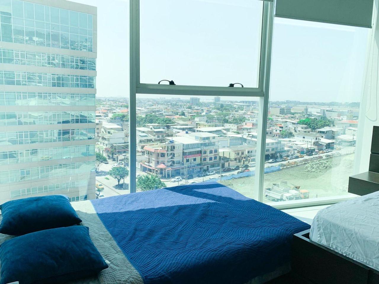Апартаменты Lujoso Depa Con Vista A Todo Guayaquil! Экстерьер фото